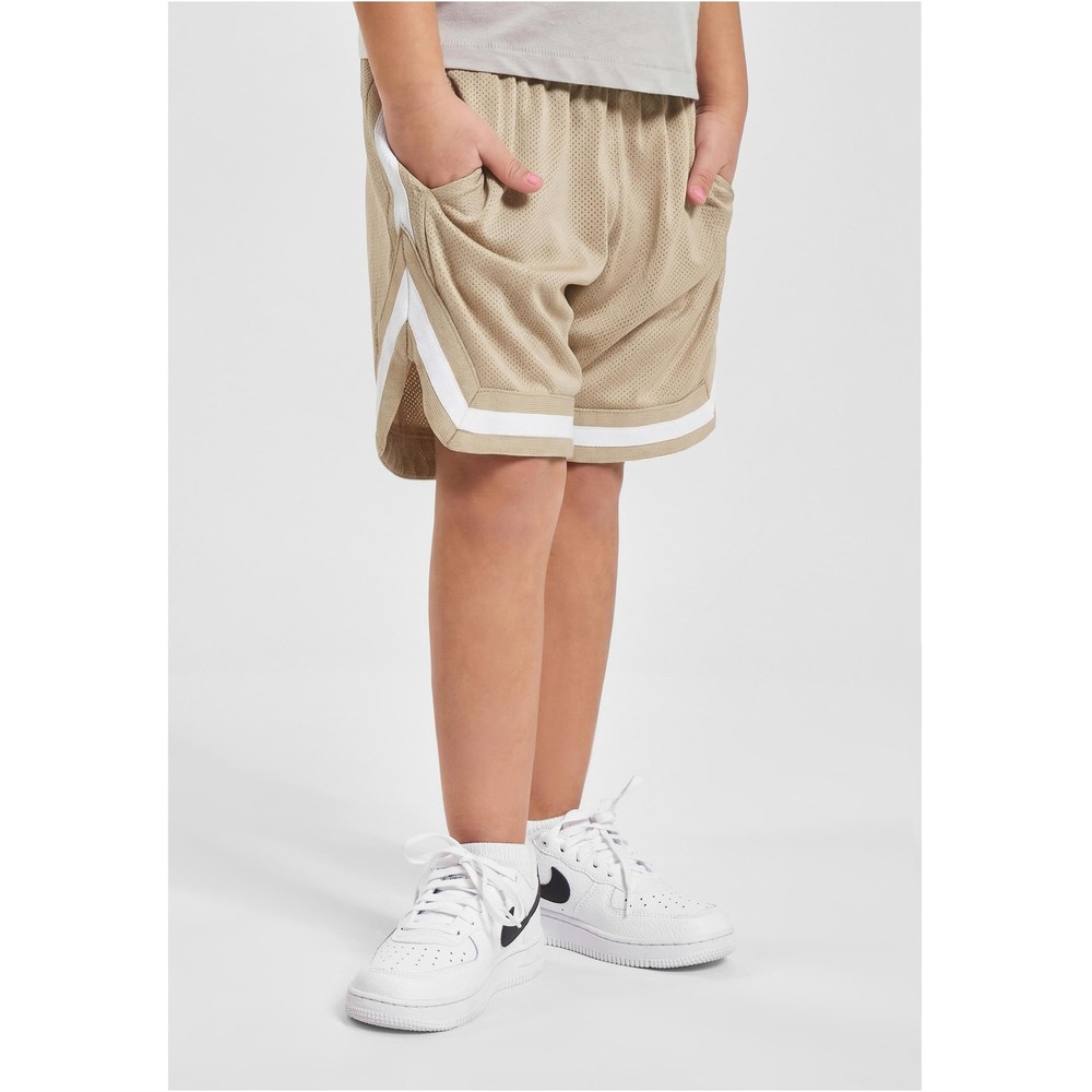 Urban Classics - Boys Stripes Mesh Short enfant - Beige